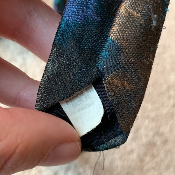 Oscar de la Renta | Oscar de la Renta Studio watercolor tie - Picture 3 of 3